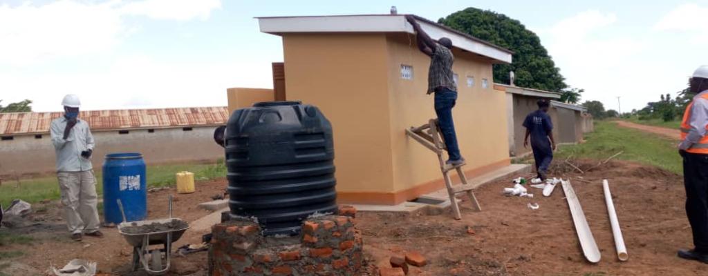 The new VIP latrine blocks and placenta pits in Ngora Health Centre IV and Agu Health Centre III which were constructed with numerous support from USAID and Rhites-E Activity. AGU H/C 111 VIP latrines by USAID and Rhites-E